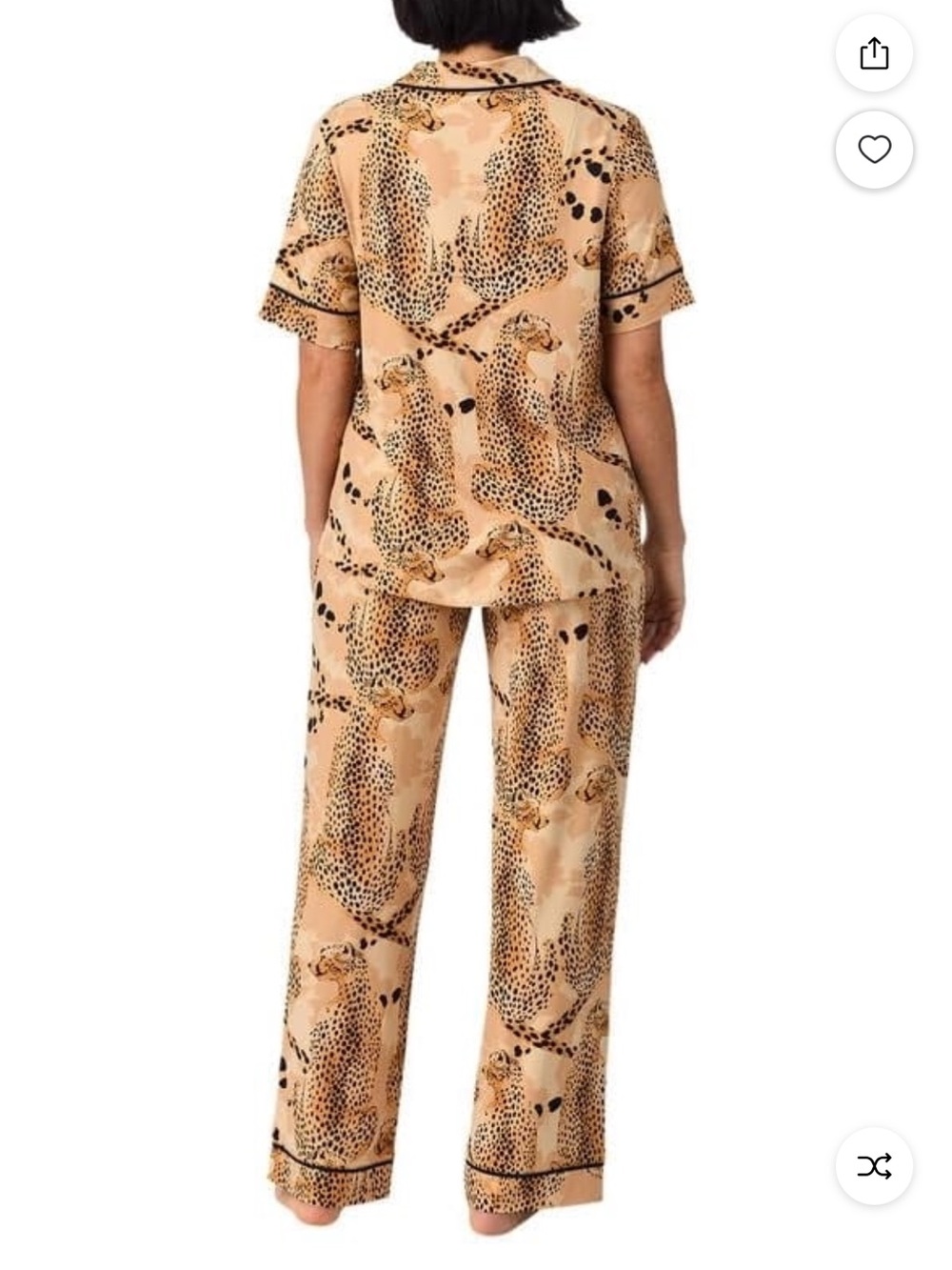 NWT Room Service Animal-Print Pajama Set - Picture 5 of 5